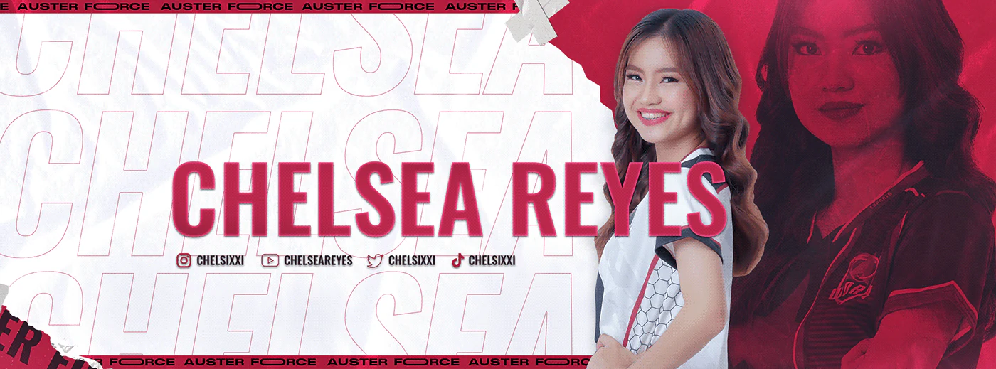 Auster Force talent reveal banner: Chelsea Reyes